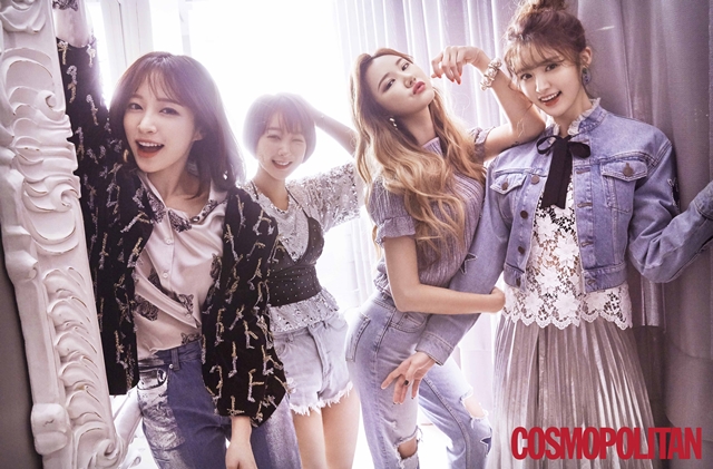 EXID ถ่ายแฟชั่น COSMOPOLITAN เน้นภาพลักษณ์น่ารักสดใส