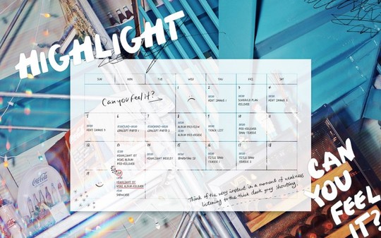 HIGHLIGHT ปล่อยแผนโปรโมทมินิอัลบั้มแรก ‘CAN YOU FEEL IT?’