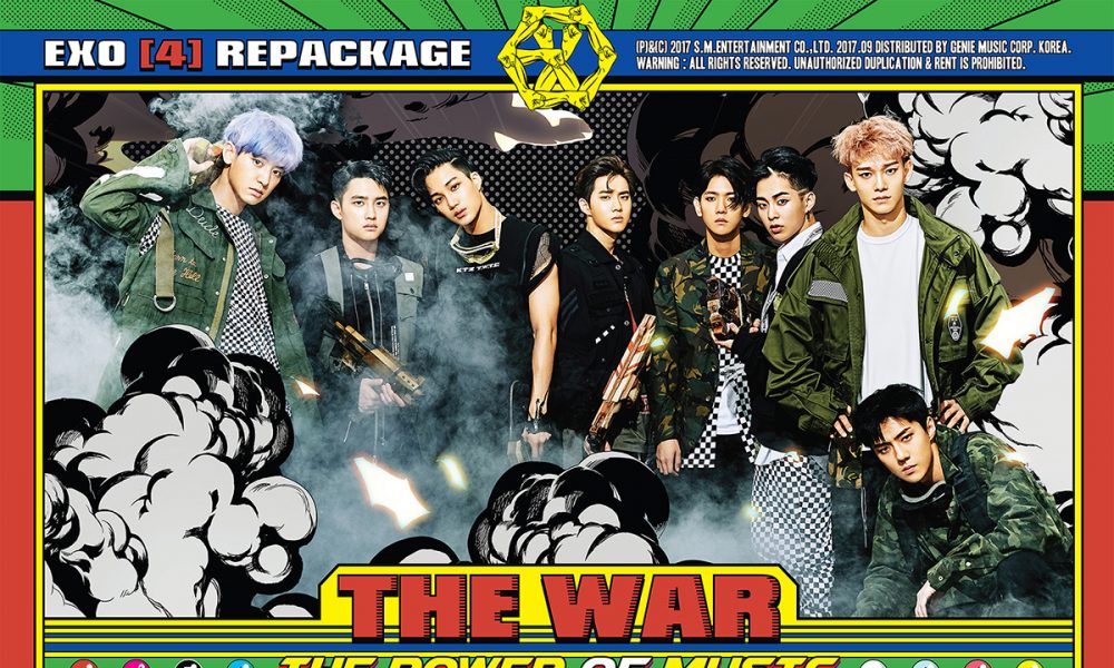 ‘EXO’ คัมแบ็คพร้อมอัลบั้มรีแพ็คเกจชุดที่ 4 ‘THE WAR: The Power of Music’  เปิดศึกพลังแห่งเสียงเพลง