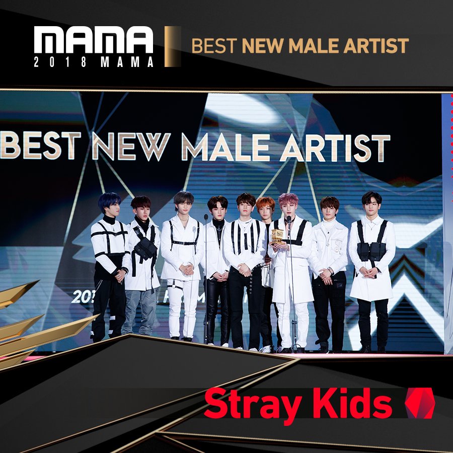 Stray Kids – Best New Male Artist from MAMA 2018